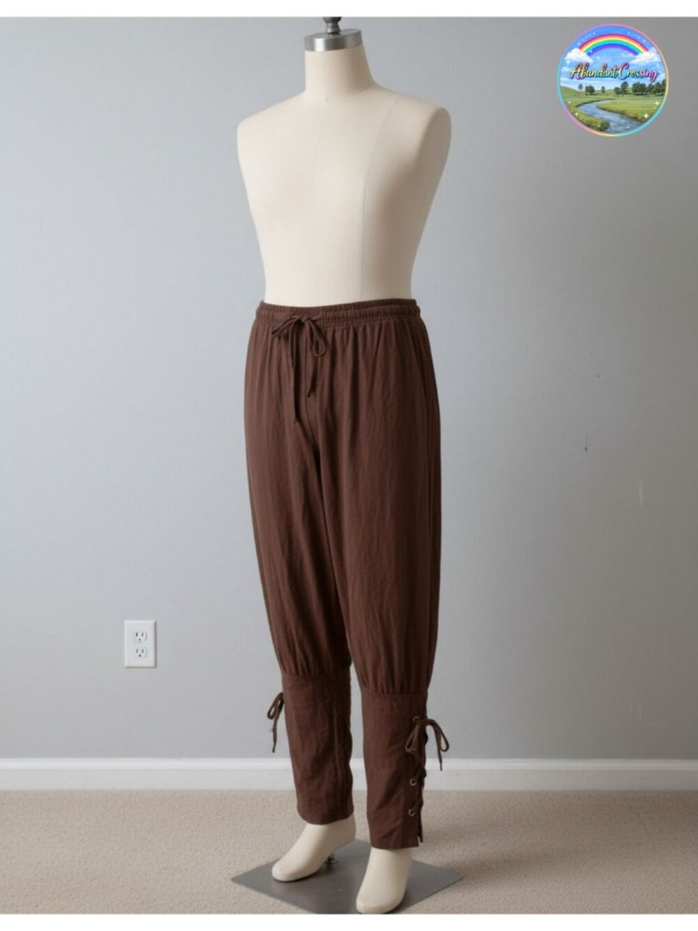 Pure Cotton Ankle Banded Renaissance Pants
